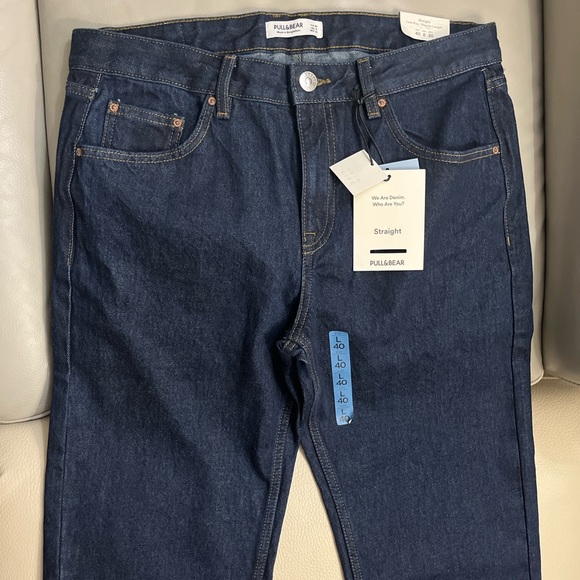 NWT - Pull & Bear Women’s Regular Straight Low Rise Jeans - Size 8, 10 - Picture 5 of 14